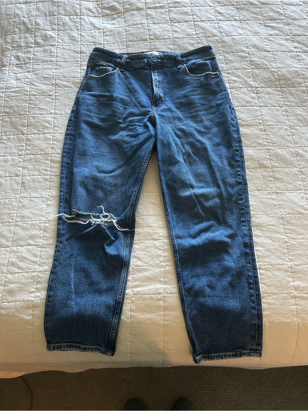 Abercrombie & Fitch Curve Love Mom High Rise jeans
